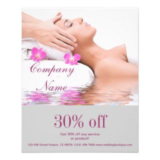 zen Massage beauty Salon SPA business Flyer
