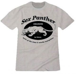 Sex Panther Cologne T Shirt  From the Movie Anchorman (Light Grey) #7/#355 (Size X Large) Clothing