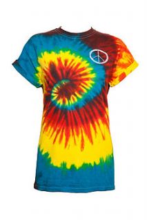 rainbow tie dye t shirt by not for ponies