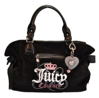 JUICY COUTURE Splendour Handbag Purse Tote Black One Size Clothing