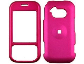 Rubberized Plastic Phone Cover Case Rose Pink For LG Neon GT365 Cell Phones & Accessories