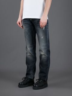 Philipp Plein Distressed Six Pocket Jean