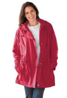 Women's Plus Size Jacket, anorak in weather resistant Taslon Plus Size Coats