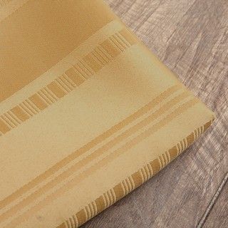 Divine Stripe Spill proof Gold Napkins (Set of 4) Table Linens