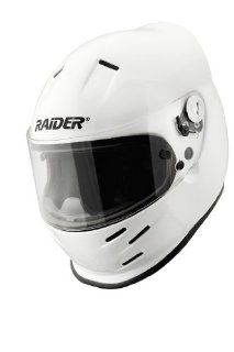 Raider Auto White XX Large Full Face Helmet Automotive