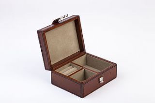 men's cufflink and watch box by life of riley