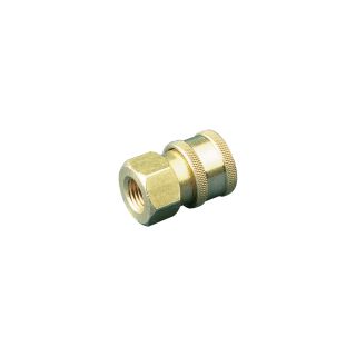 NorthStar Brass Pressure Washer Quick Coupler — 1/4in. Inlet Size, 5200 PSI, 6 GPM  Pressure Washer Quick Couplers