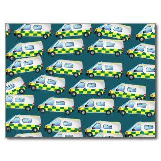 Ambulance Wallpaper Postcards