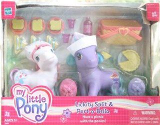 My Little Pony   Lickity Split & Port o Bella   Have a Picnic with the Ponies Playset Toys & Games