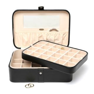 Mele & Co. Remy Forty Eight Section Jewelry Box in Black