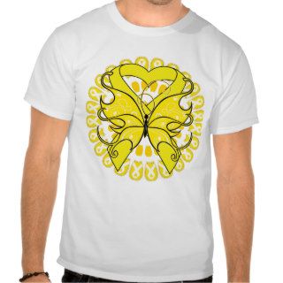 Endometriosis Butterfly Circle of Ribbons Shirt