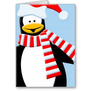Cool Penguin Greeting Cards