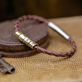 personalised grape slim open scroll bracelet by joulberry