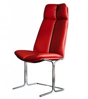 eleganza high back leather chair by pieff