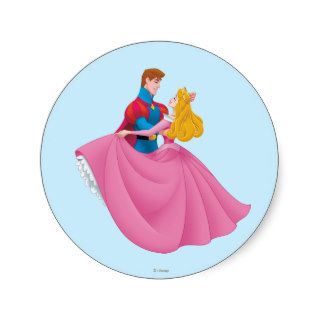 Aurora and Prince Phillip Dancing Stickers