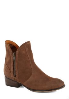 Seychelles Lucky Penny Boot in Brown Suede  Mod Retro Vintage Boots