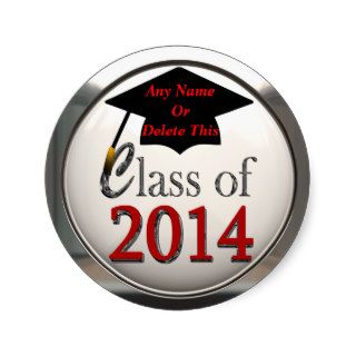 Class Of 2014 Graduation Stickers