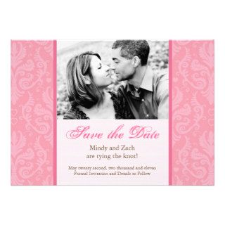 Pink Wedding Invitation Template