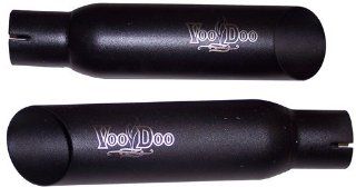 VooDoo Industries VEBUSAK1B Black Dual Exhaust for Suzuki Hayabusa Automotive