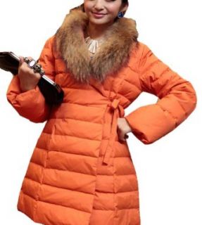 Large Collar Long Thick Down Jacket Clothing