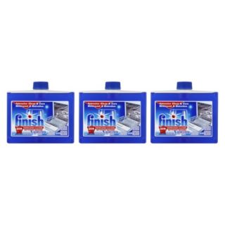 Finish Dishwasher Cleaner,  8.45 Ounces ,  3 Pack