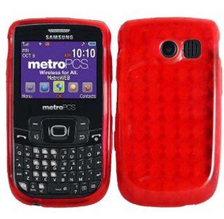 Red TPU Case Cover for Straight Talk Samsung R375C Cell Phones & Accessories