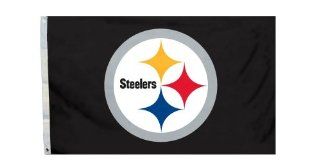 NFL Pittsburgh Steelers Logo Only 3 by 5 Feet Flag with Grommetts  Outdoor Flags  Sports & Outdoors