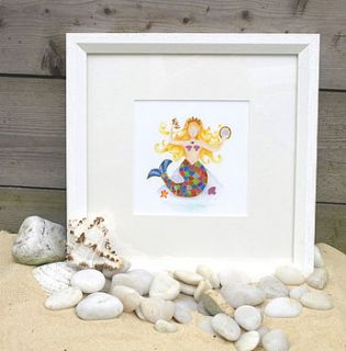 framed mermaid artwork by artful kids