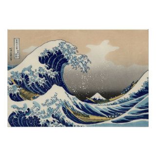 The great wave of Kanagawa Poster