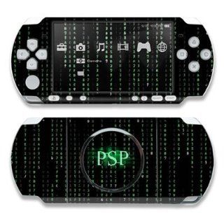 Matrix Style Code Design Decorative Protector Skin Decal Sticker for Sony PSP 3000 Electronics