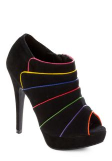 Put Your Finger Crayon It Heel  Mod Retro Vintage Heels