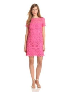 Lilly Pulitzer Women's Mariekate Dress, Hotty Pink Go To Batt, Small