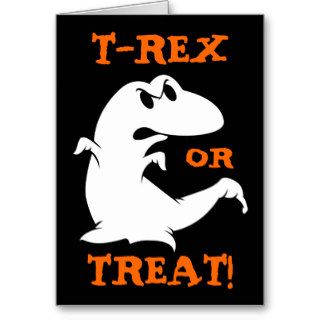 Dinosaur Halloween Greeting Card