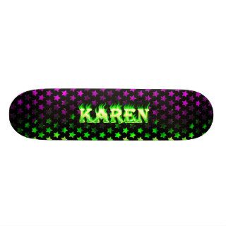 Karen green fire Skatersollie skateboard.