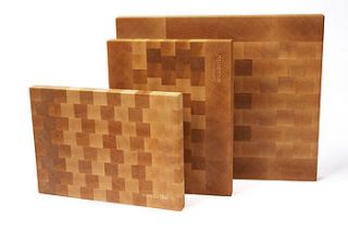 maple end grain chopping or serving boards by woodetto