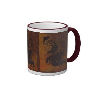 Sioux Chieftain Native American Gift Mug