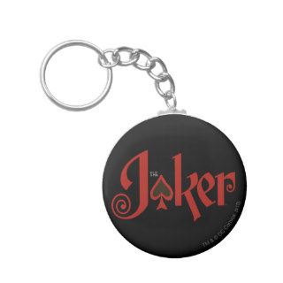The Joker Playing Card Logo Key Chains