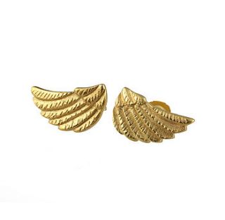 wing ear studs by jana reinhardt jewellery
