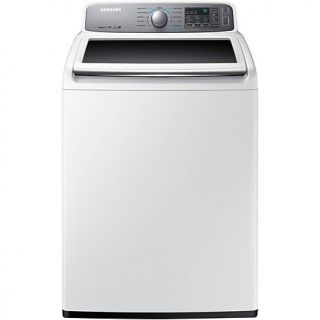 Samsung 4.5 Cu. Ft. Top Load Washer with Glass Lid and AquaJet Technology   Whi