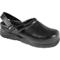 Women's Standing Comfort Swivel Black Calf Standing Comfort Slip ons