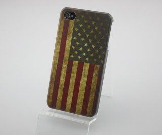 Big Dragonfly Unique & Rustic American Flag National Flag Hard Back Case Cover for Apple iphone 4/4S Retail Packing Cell Phones & Accessories
