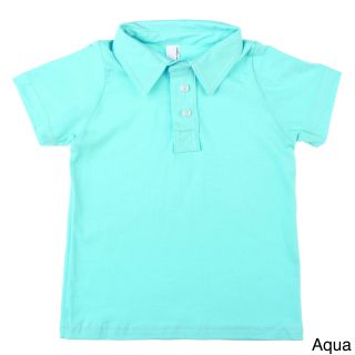 American Apparel American Apparel Kids Fine Jersey Leisure Polo Shirt Aqua Size 2T