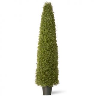 Artificial Topiary Tree 72" Unpright Juniper in Green Growers Pot
