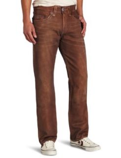 True Religion Men's Bobby Super T Straight Leg Colored Jean, Brown, 30 at  Mens Clothing store