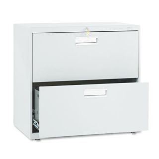 Hon 600 Series 30 inch wide Light gray Two drawer Lateral File Cabinet