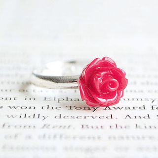 rose flower ring by onetenzeroseven