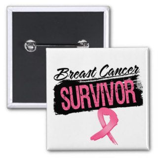 Cool Breast Cancer Survivor Pinback Button