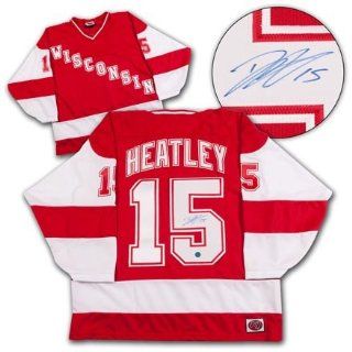 Signed Dany Heatley Uniform   University of Wisconsin NCAA   Autographed NHL Jerseys at 's Sports Collectibles Store