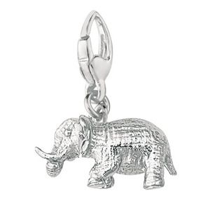 Sterling Silver Elephant Charm Silver Charms