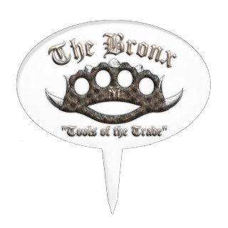 The Bronx   Spiked Brass Knuckles Cake Toppers